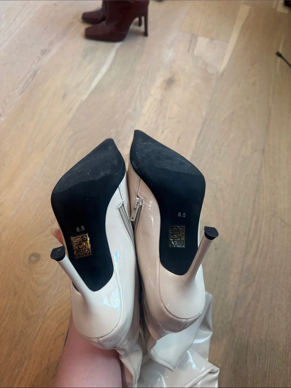 Jeffrey Campbell Pushover Pointed Toe Over the Knee Boot